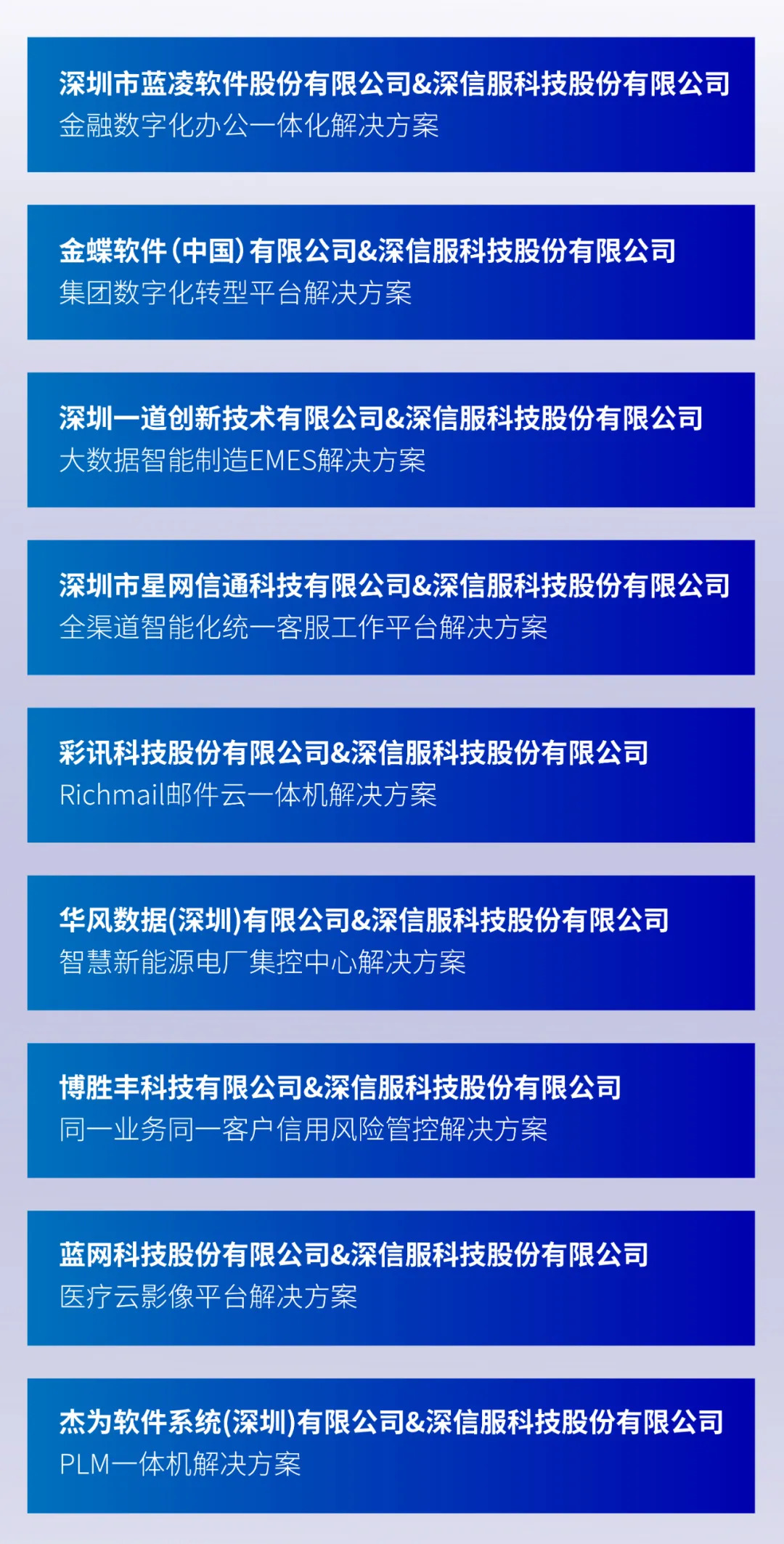 深信服正式签约9家ISV伙伴 携手共建云上融合创新