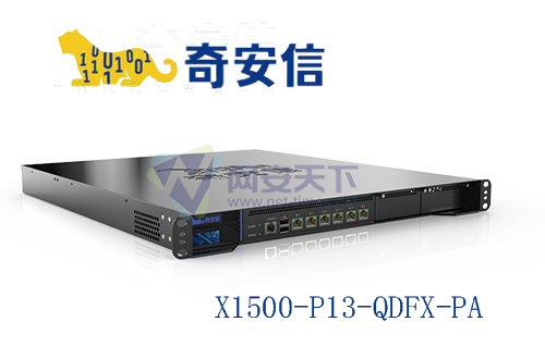 奇安信网神SecSSL 3600安全接入网关X1500-P13-QDFX-PA